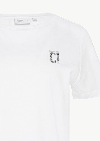 T-shirt comma casual identity en blanc