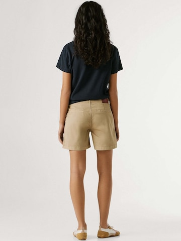 Pepe Jeans Regular Shorts 'Vania' in Beige