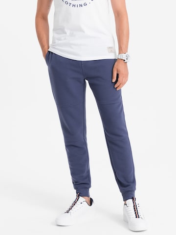 Ombre Tapered Broek 'PASK-0129' in Blauw: voorkant