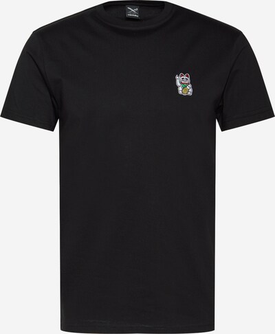 Iriedaily T-Shirt 'Bye Bye' en vert / rouge / noir / blanc, Vue avec produit