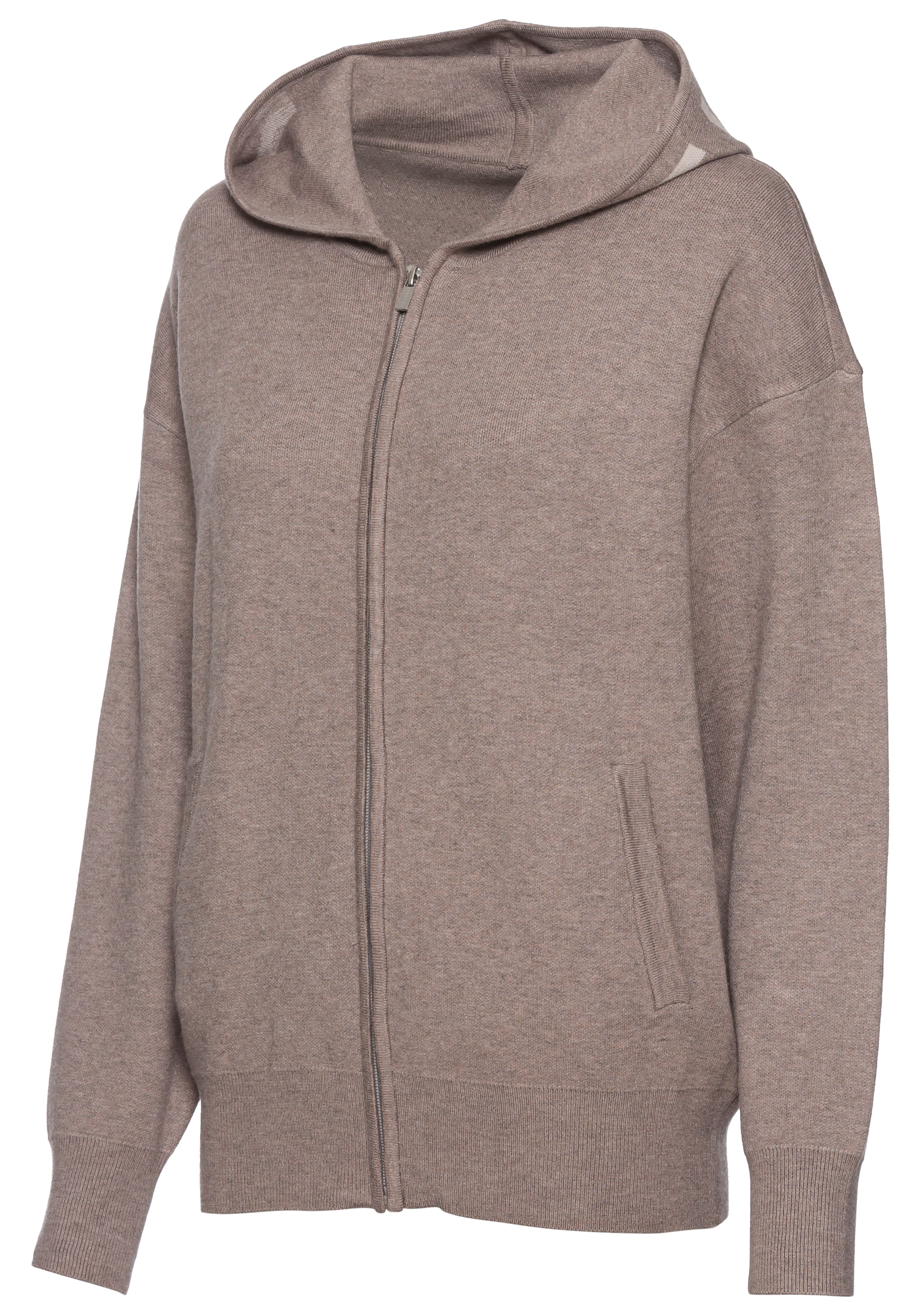 Elbsand - Casaco em moletão em castanho