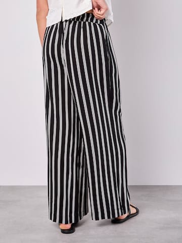 Wide Leg Pantalon ' ' Apricot en noir