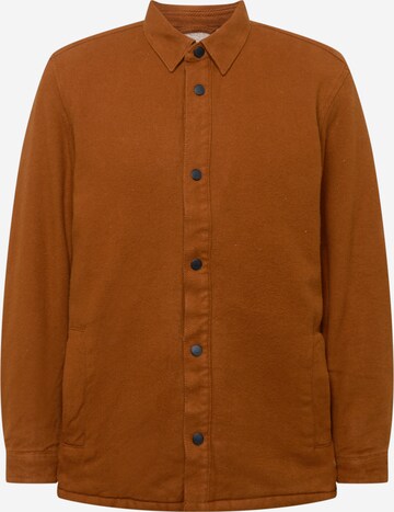 TOM TAILOR Between-season jacket in Brown: front