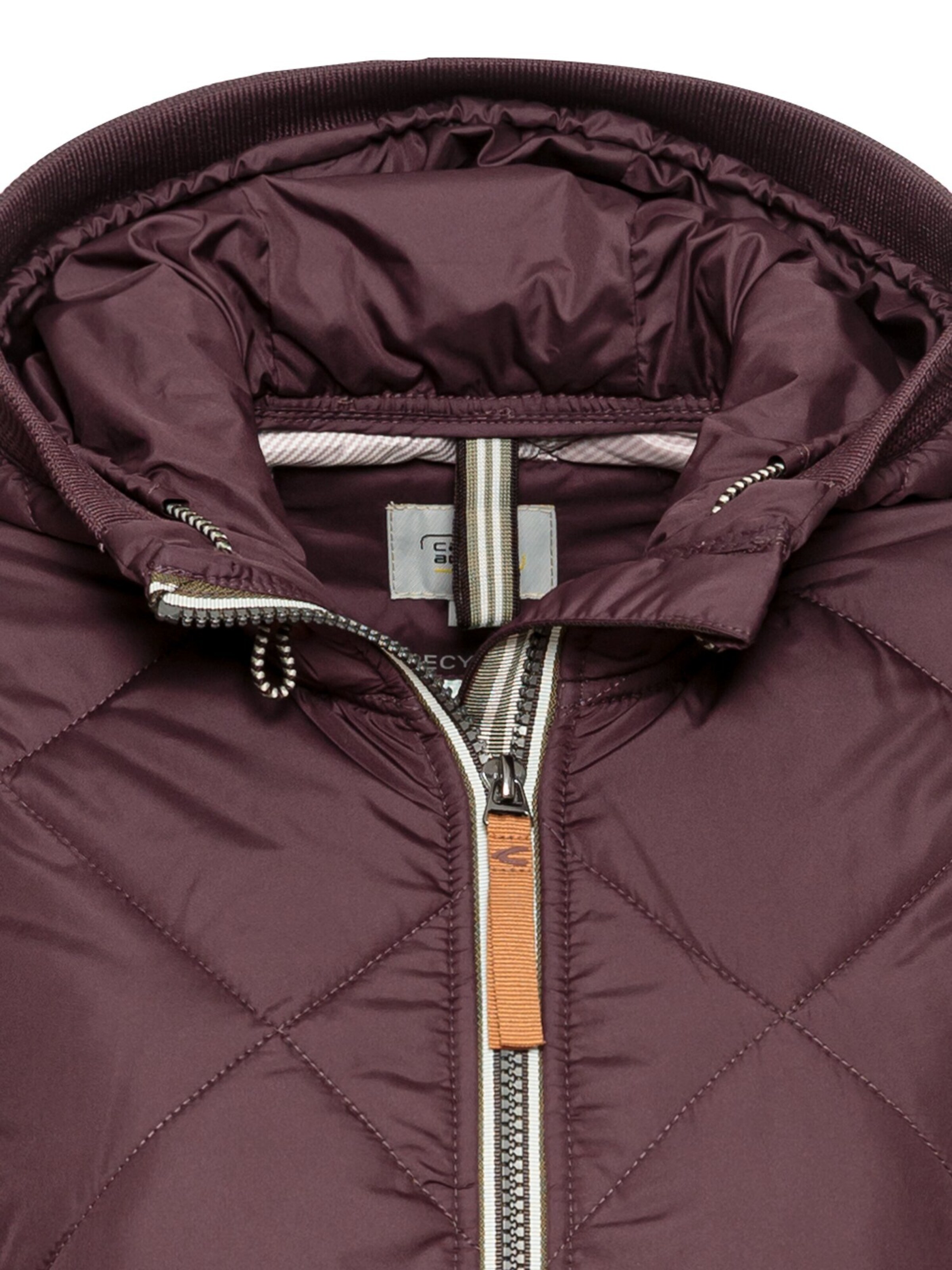 CAMEL ACTIVE Steppmantel aus recyceltem Polyester in Rot