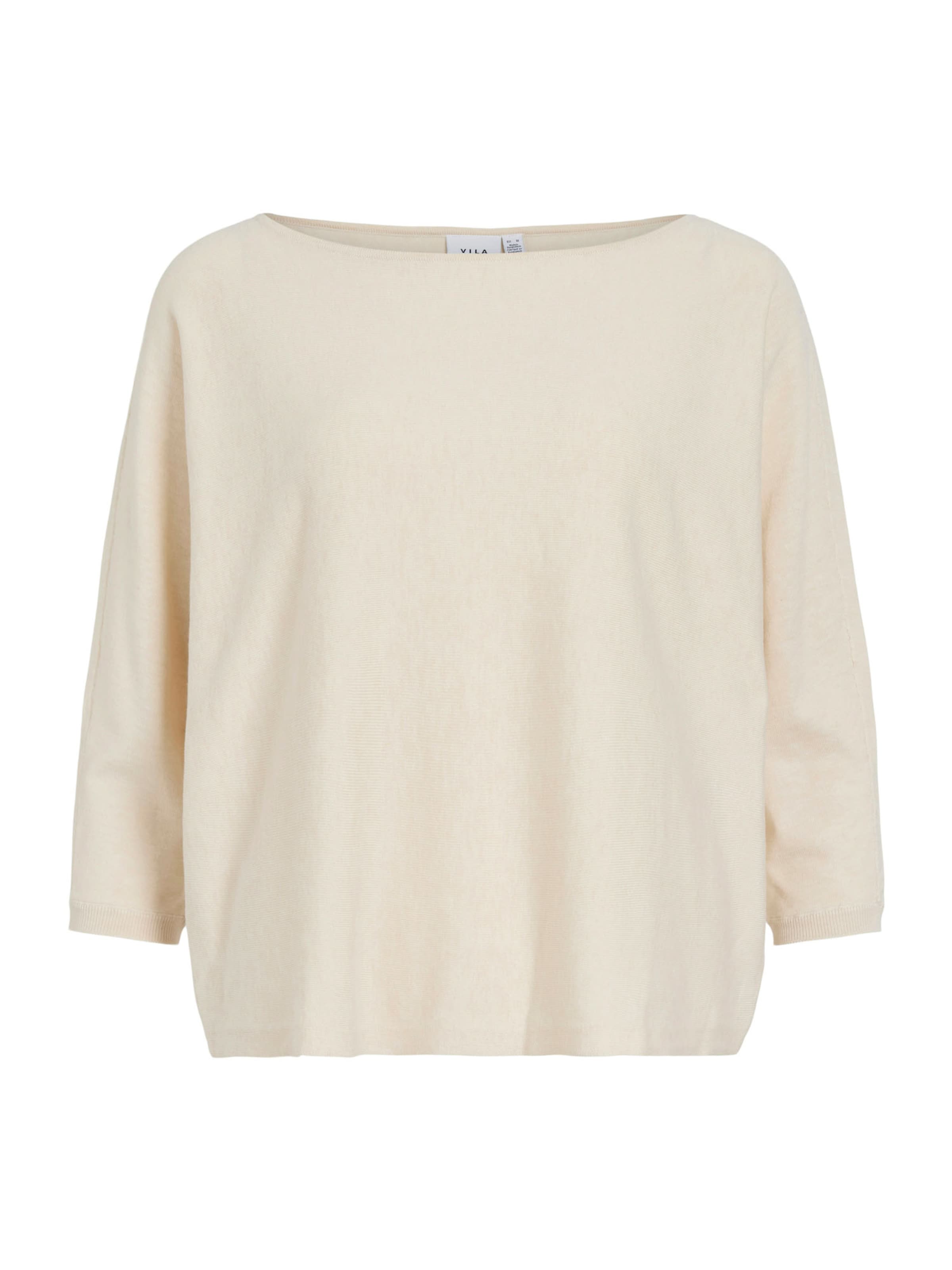 Pull-over 'VIMALU' VILA en beige : devant