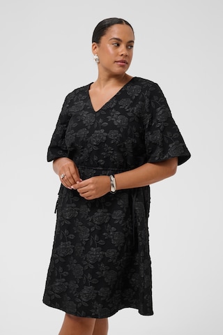 KAFFE CURVE Kleid 'KCCamina' in Schwarz: Vorderseite