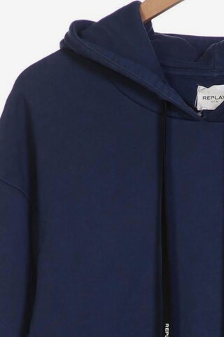 REPLAY Sweatshirt & Zip-Up Hoodie in M in Blue