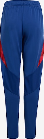 ADIDAS PERFORMANCE Slim fit Workout Pants 'Tiro 24' in Blue