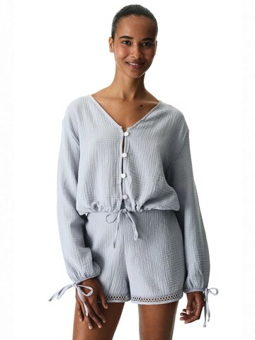 Penti Bluse 'Hemden'‌‌‌‌‌‌‌ in Blau: Vorderseite