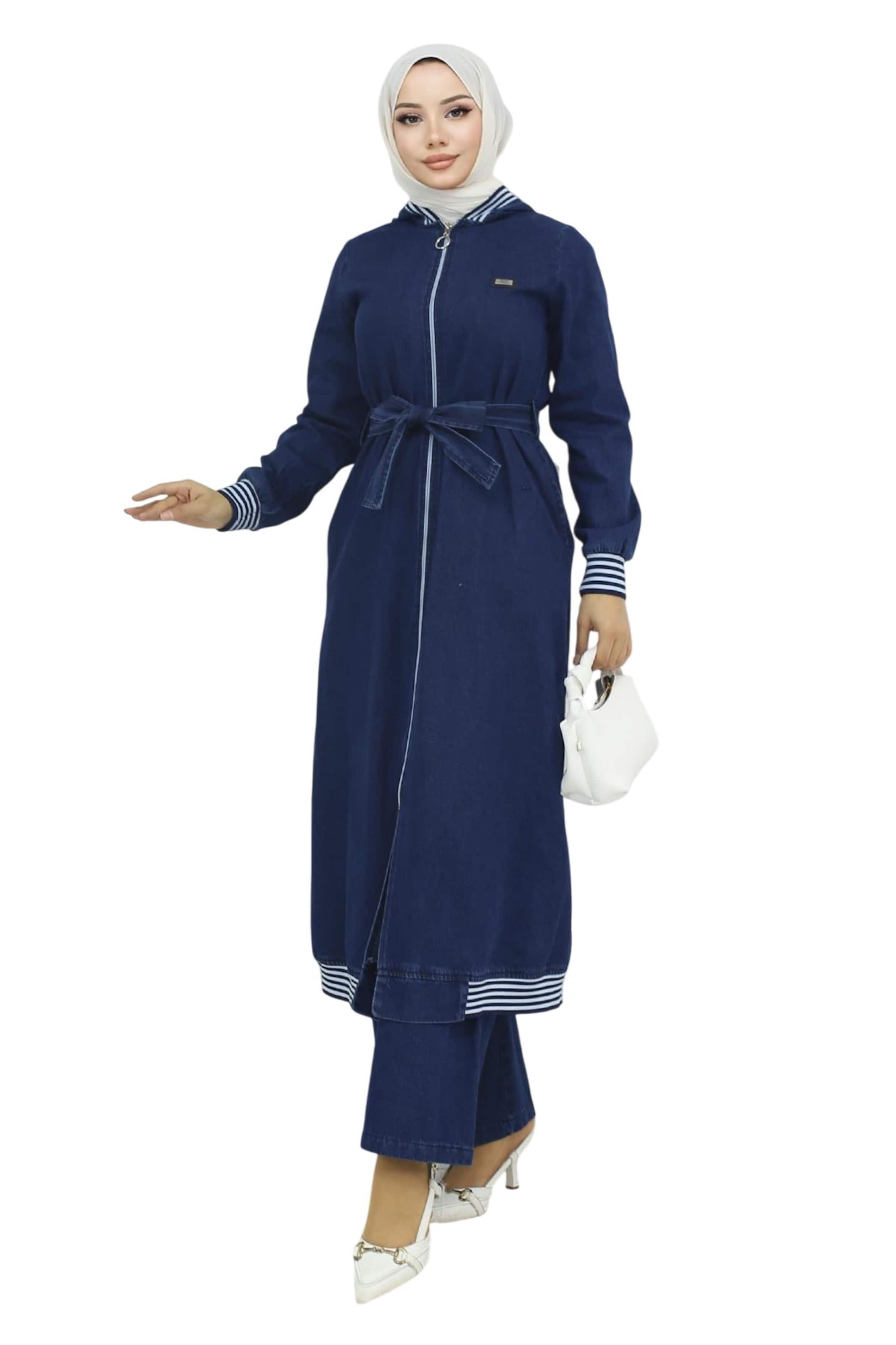 MODAMIHRAM Broekpak in Blauw: voorkant