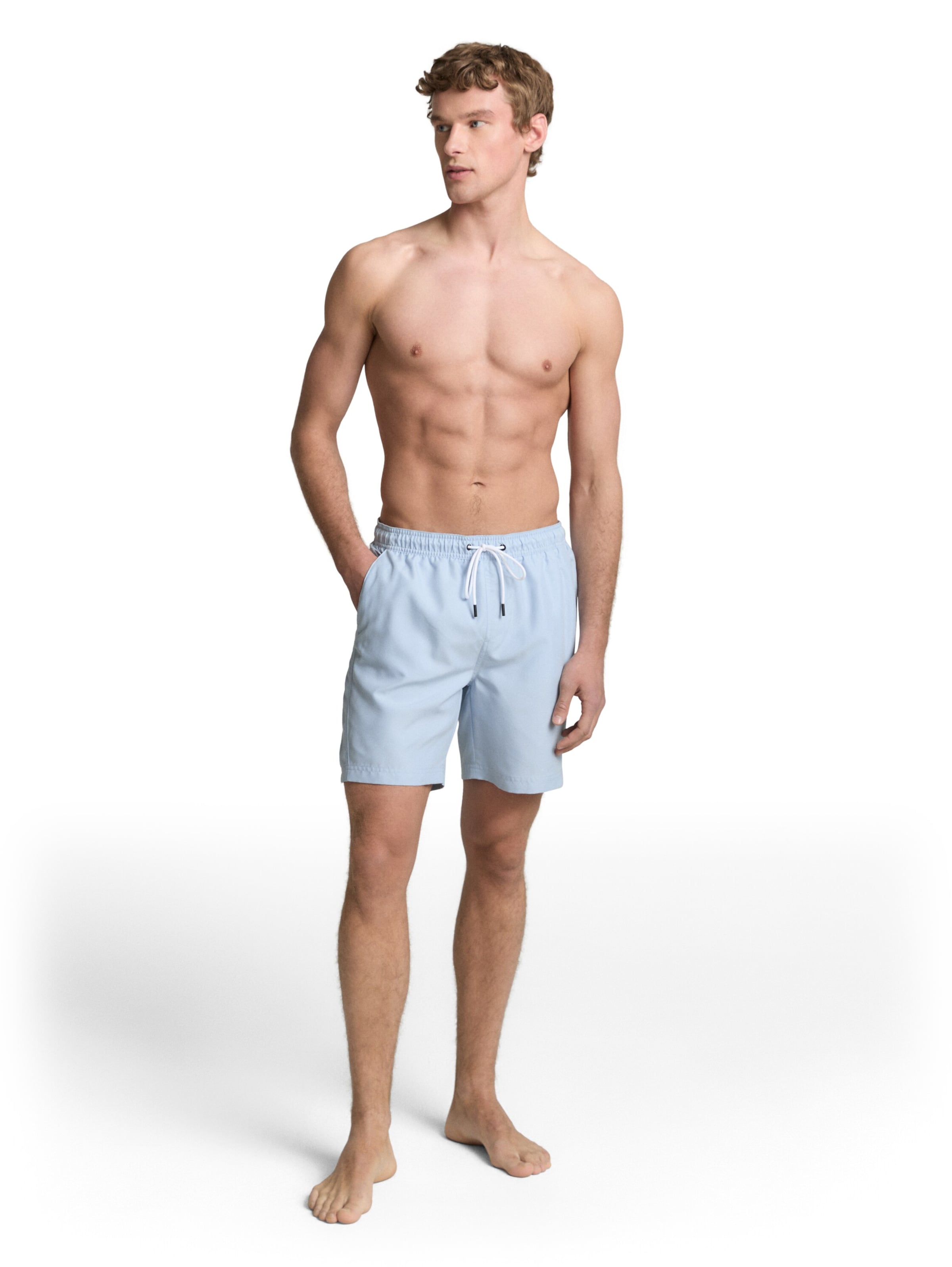 TOM TAILOR DENIM Badeshorts in Blau