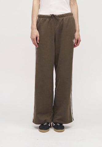 Wide leg Pantaloni de la ADIDAS ORIGINALS pe maro: față