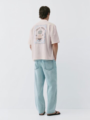 Comfort Fit Cămașă de la Pull&Bear pe roz