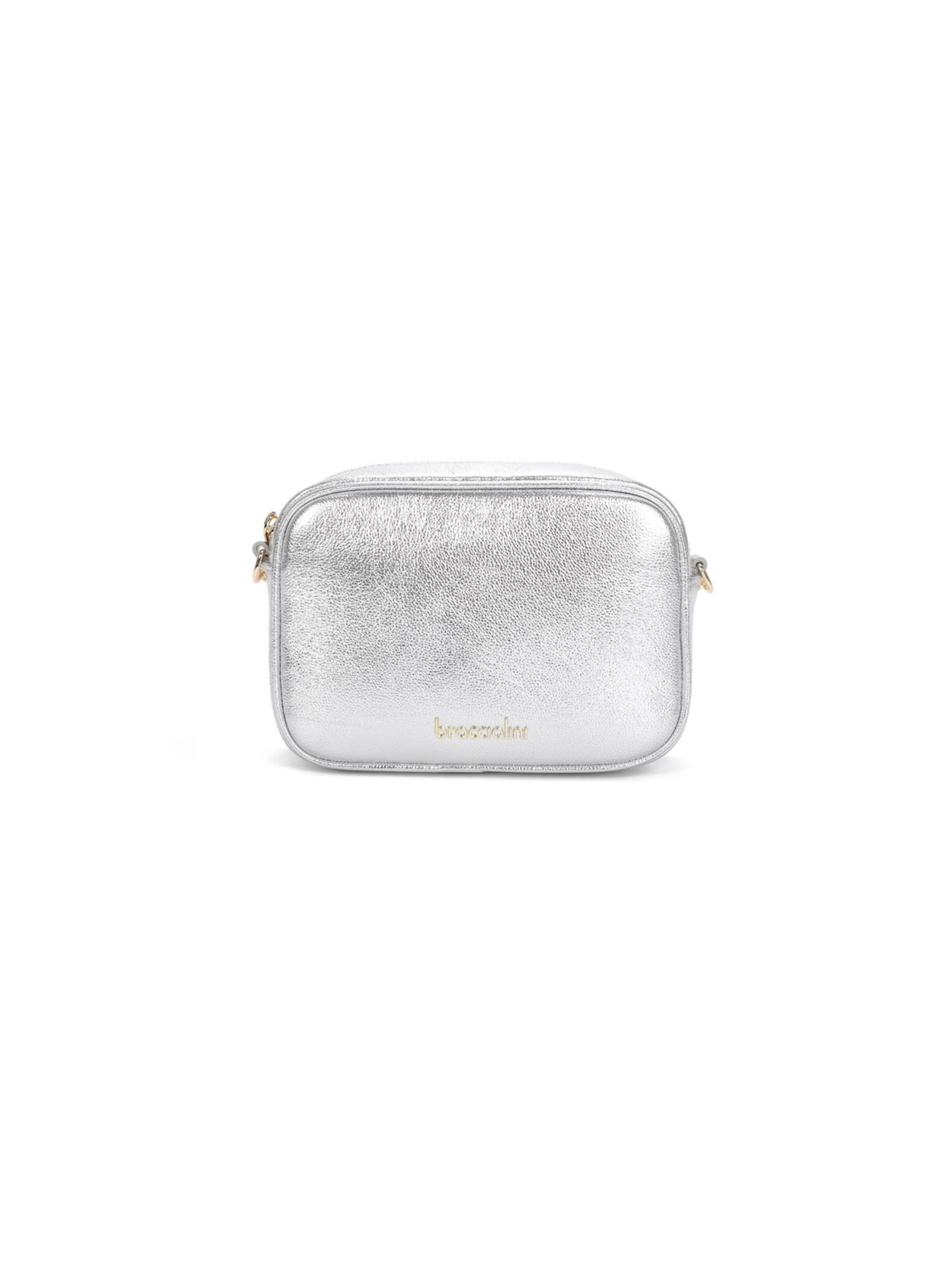 Braccialini Crossbody Bag 'Jinny' in Silver: front