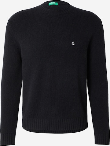 UNITED COLORS OF BENETTON Pullover in Schwarz: Vorderseite