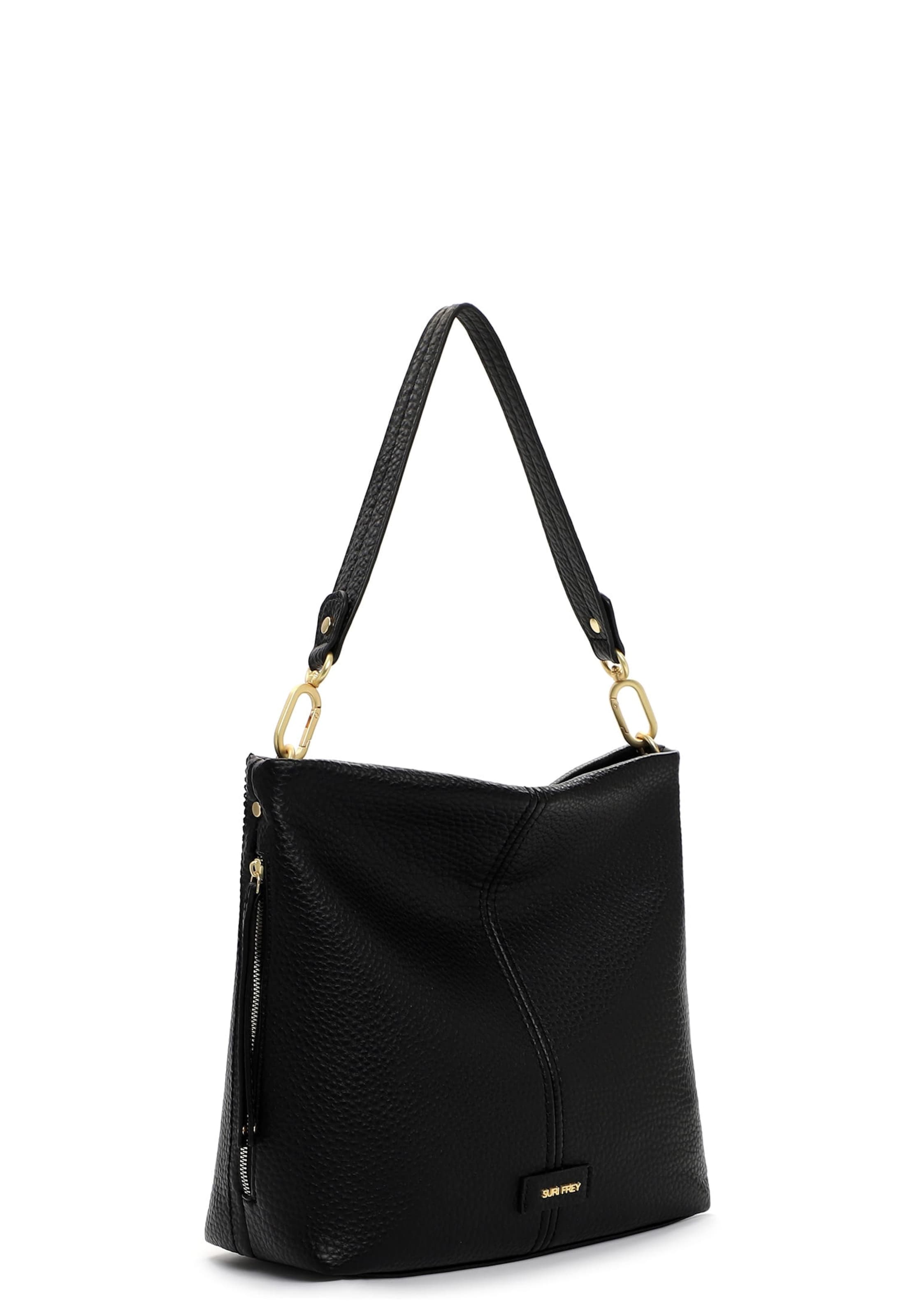 Suri Frey Skuldertaske 'Gray' i sort