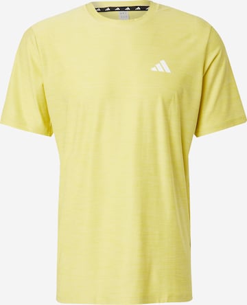 geltona ADIDAS PERFORMANCE Sportiniai marškinėliai 'Essentials': priekis