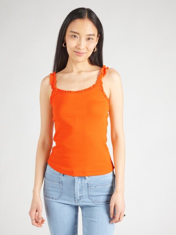 mbym - Top 'Elinea-M' en naranja: frente