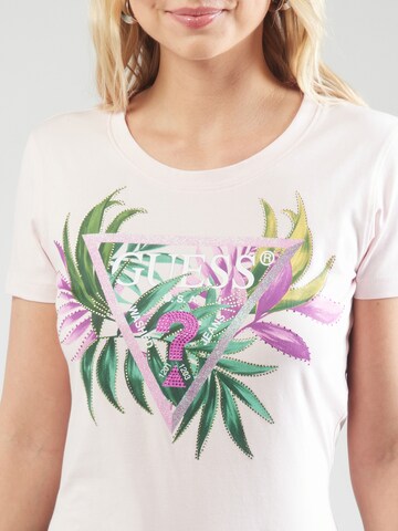GUESS - Camiseta en rosa