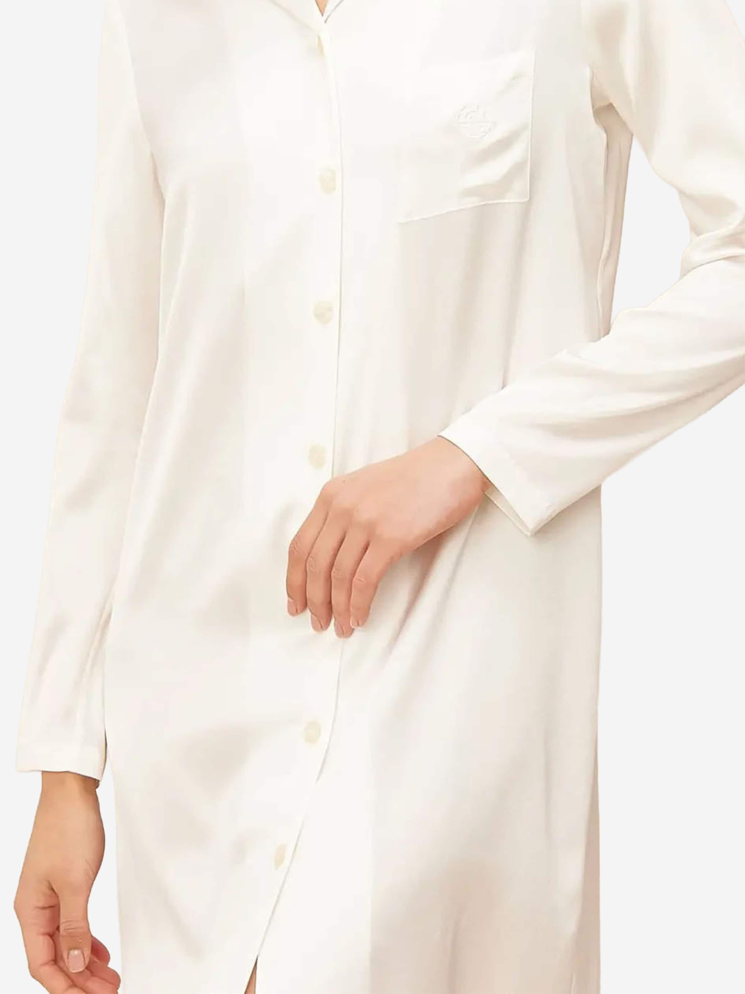 FÉRAUD PARIS Nightgown ' Boyfriend Style ' in White