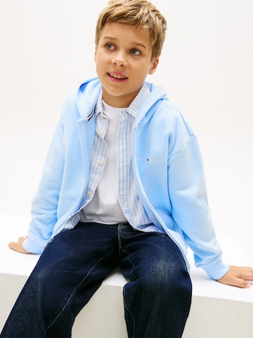 TOMMY HILFIGER Sweatjacke in Blau