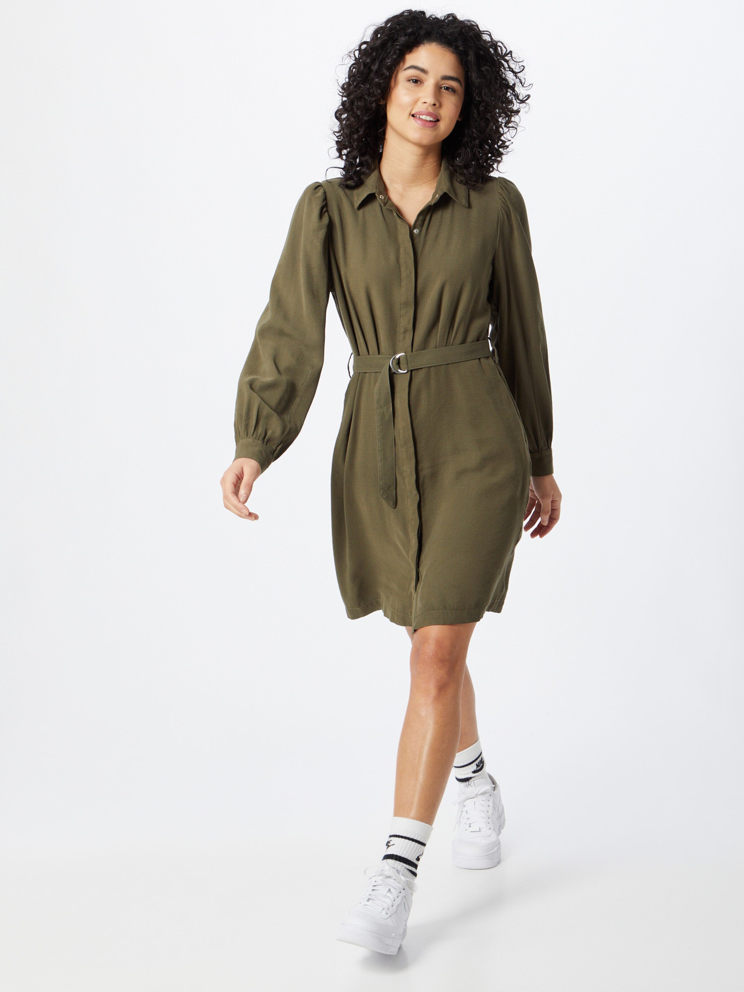 Femme Robe-chemise SHORT DRESS PNT ONLY en Vert Foncé 
