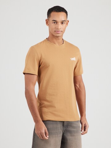 T-Shirt 'Austin' MUSTANG en marron : devant