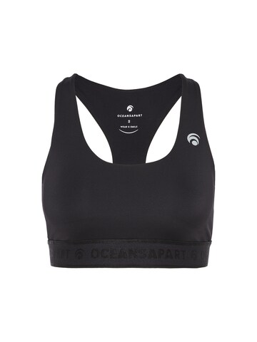 OCEANSAPART Bustier Sports-BH 'Dacy' i svart: forside