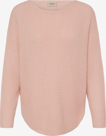 Fransa Trui 'FRERETTA' in Roze: voorkant