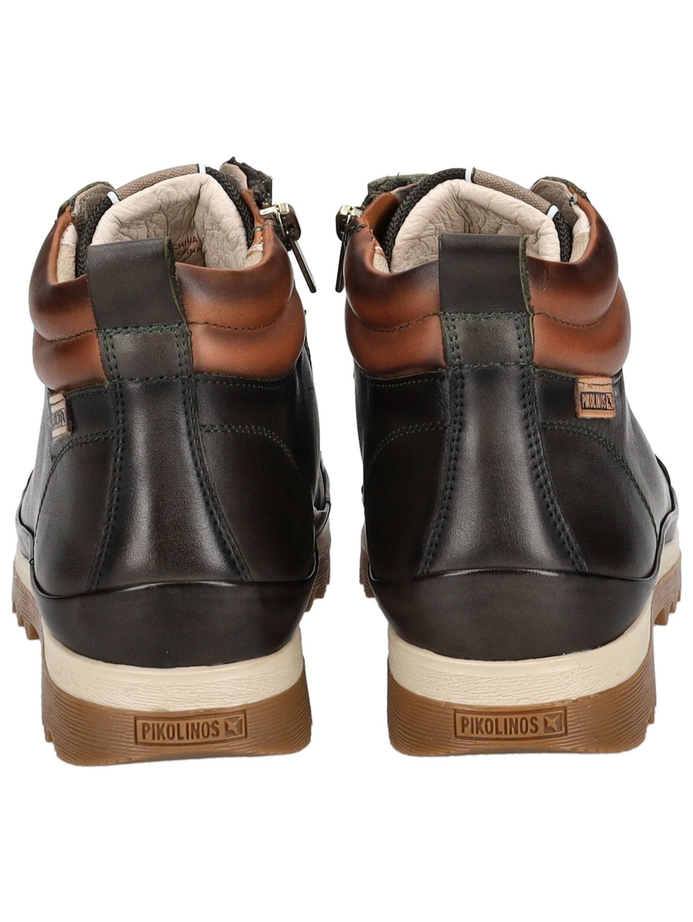 PIKOLINOS Schnürstiefelette in Schwarz