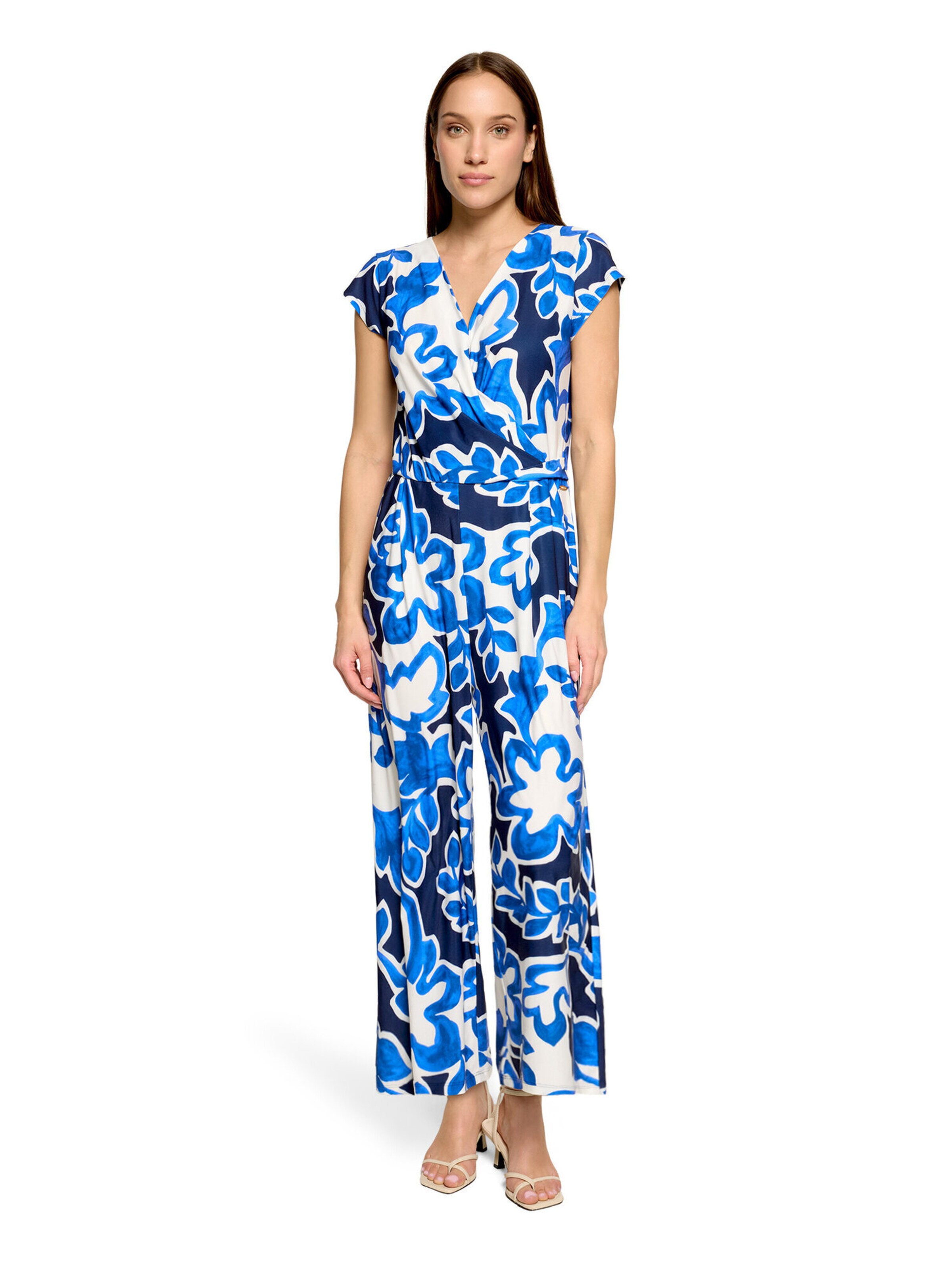 Betty & Co Jumpsuit in Blauw: voorkant