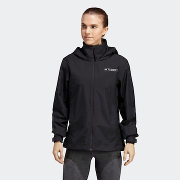 ADIDAS TERREX Outdoor Jacket in Black: front