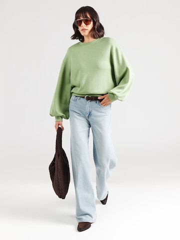 Sweat-shirt 'Brionna Ima Q' MSCH COPENHAGEN en vert