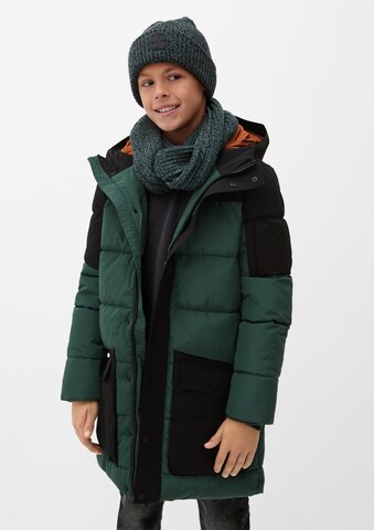 s.Oliver Coat in Green: front