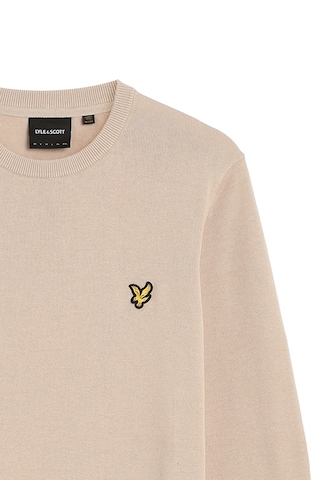 Lyle & Scott Trui in Beige