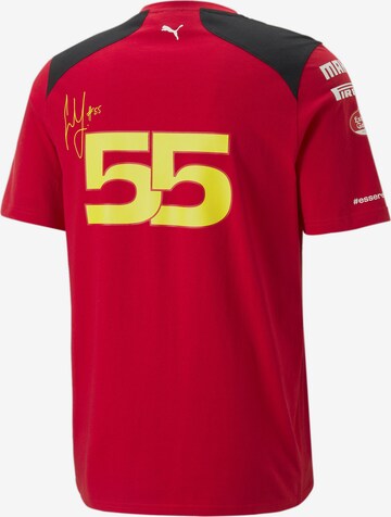 PUMA Functioneel shirt 'Scuderia Ferrari Carlos Sainz' in Rood