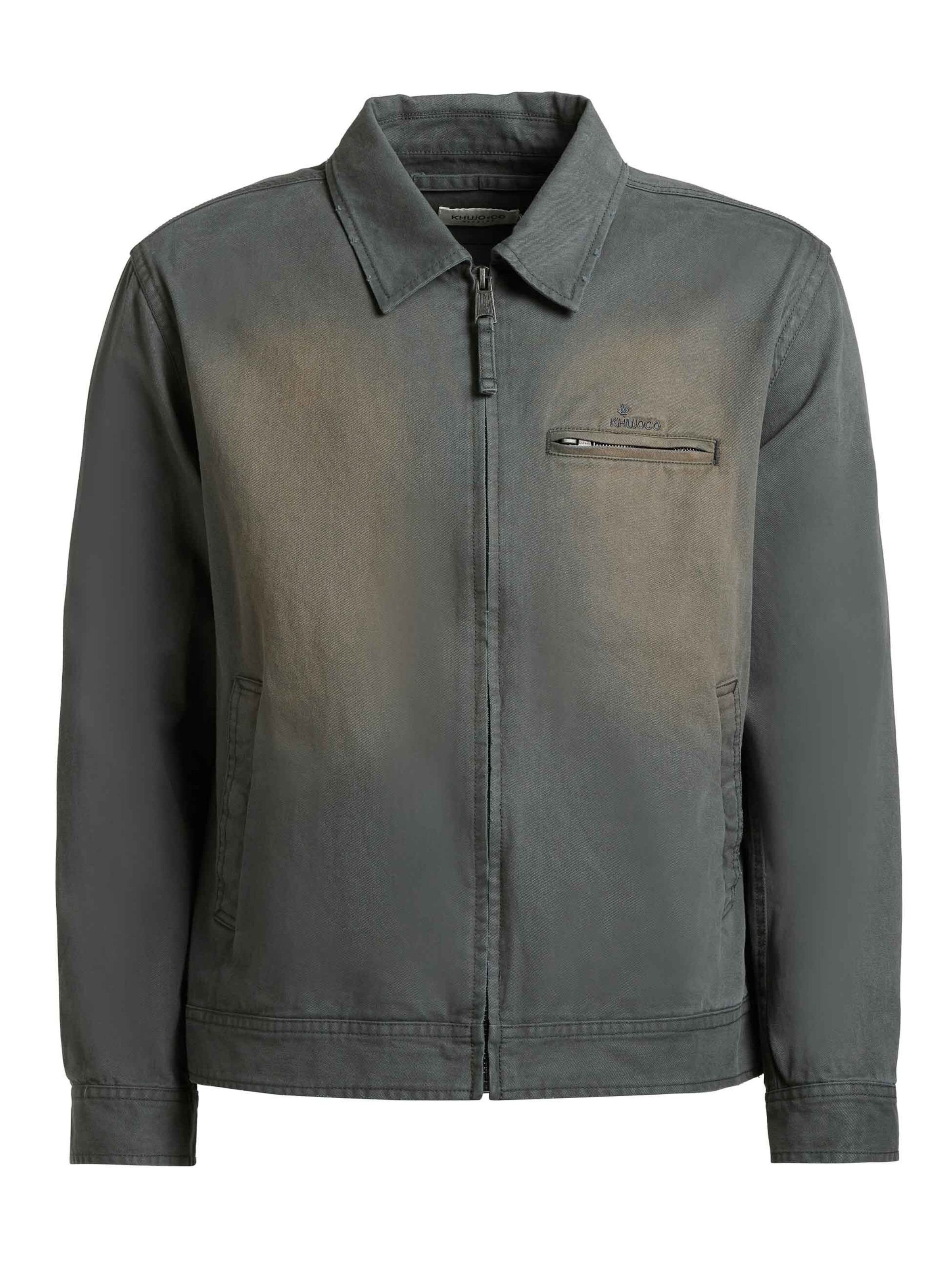 khujo Jacke 'JANNO' in dunkelgrün, Produktansicht