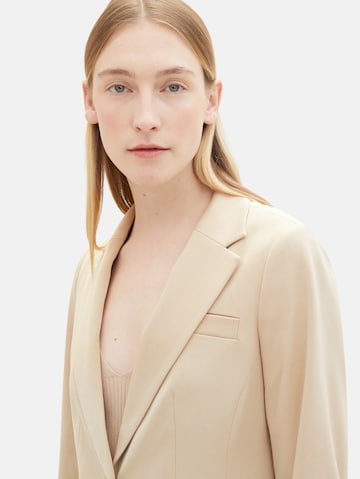 TOM TAILOR Blazer 'Classic' in Beige