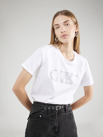 MICHAEL Michael Kors T-Shirt 'RHINESTON' in Weiß: Vorderseite