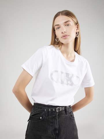 T-shirt 'RHINESTON' MICHAEL Michael Kors en blanc : devant