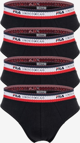 FILA Slip in Zwart: voorkant