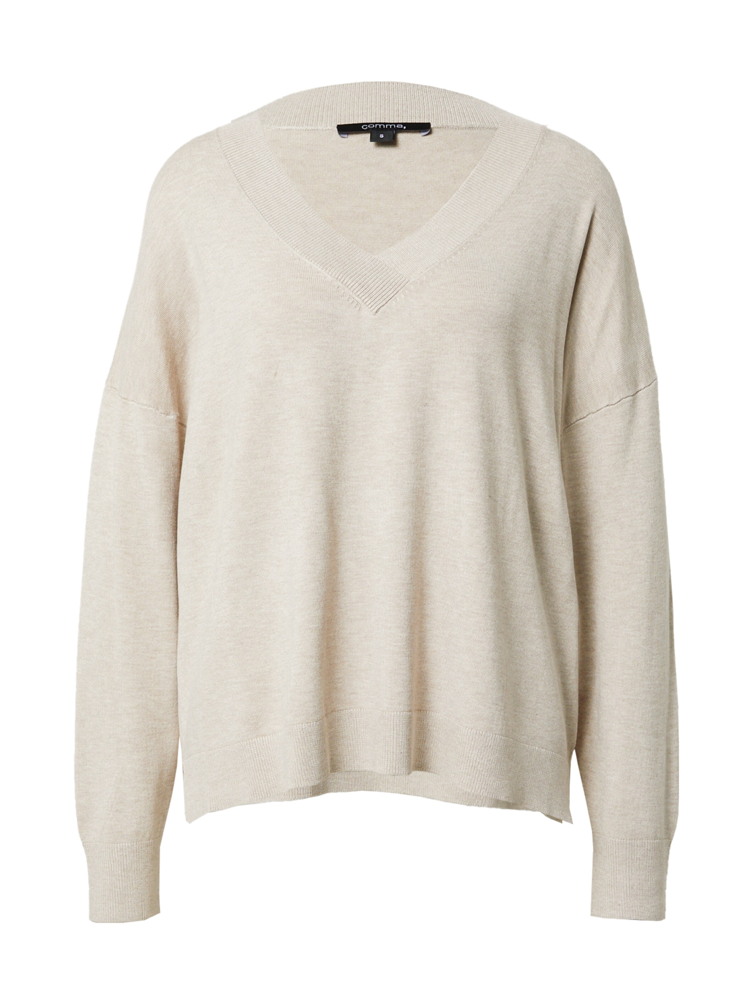 COMMA Pullover in Beige: Vorderseite