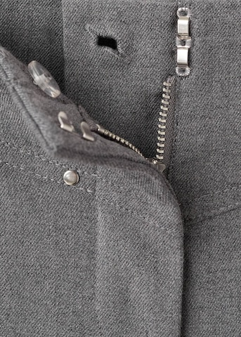 MANGO TEEN Wide leg Pants 'Leti' in Grey