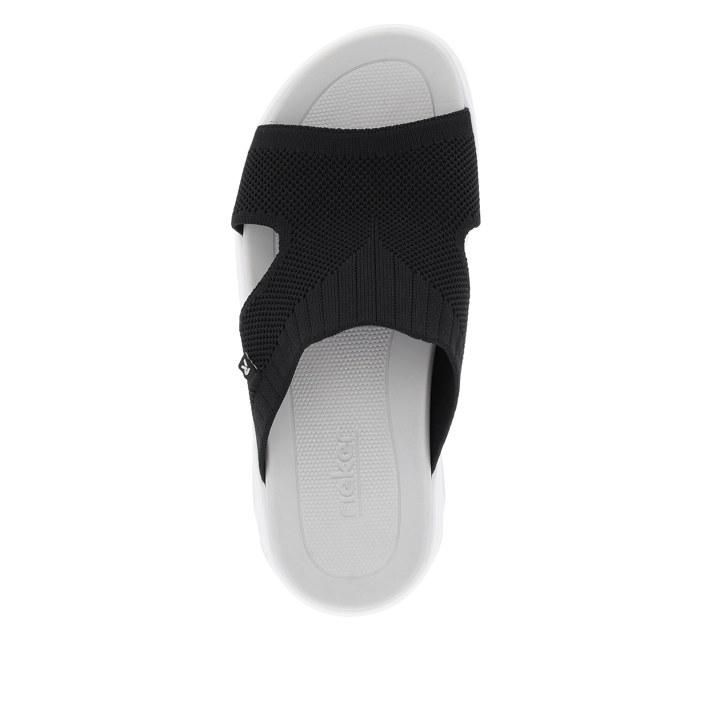 Rieker Sport Pantolette in Schwarz