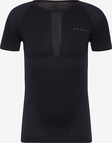 FALKE Base Layer 'Warm' in Black: front