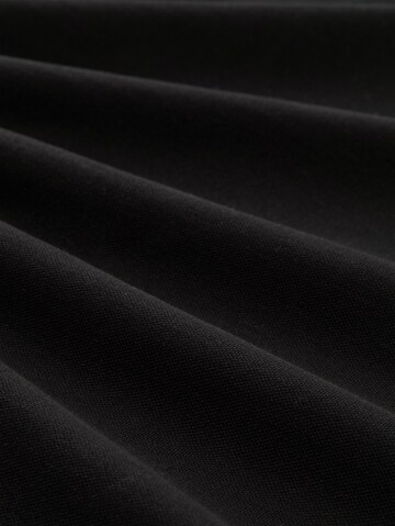 TOM TAILOR DENIM Shirt 'Piqué' in Black