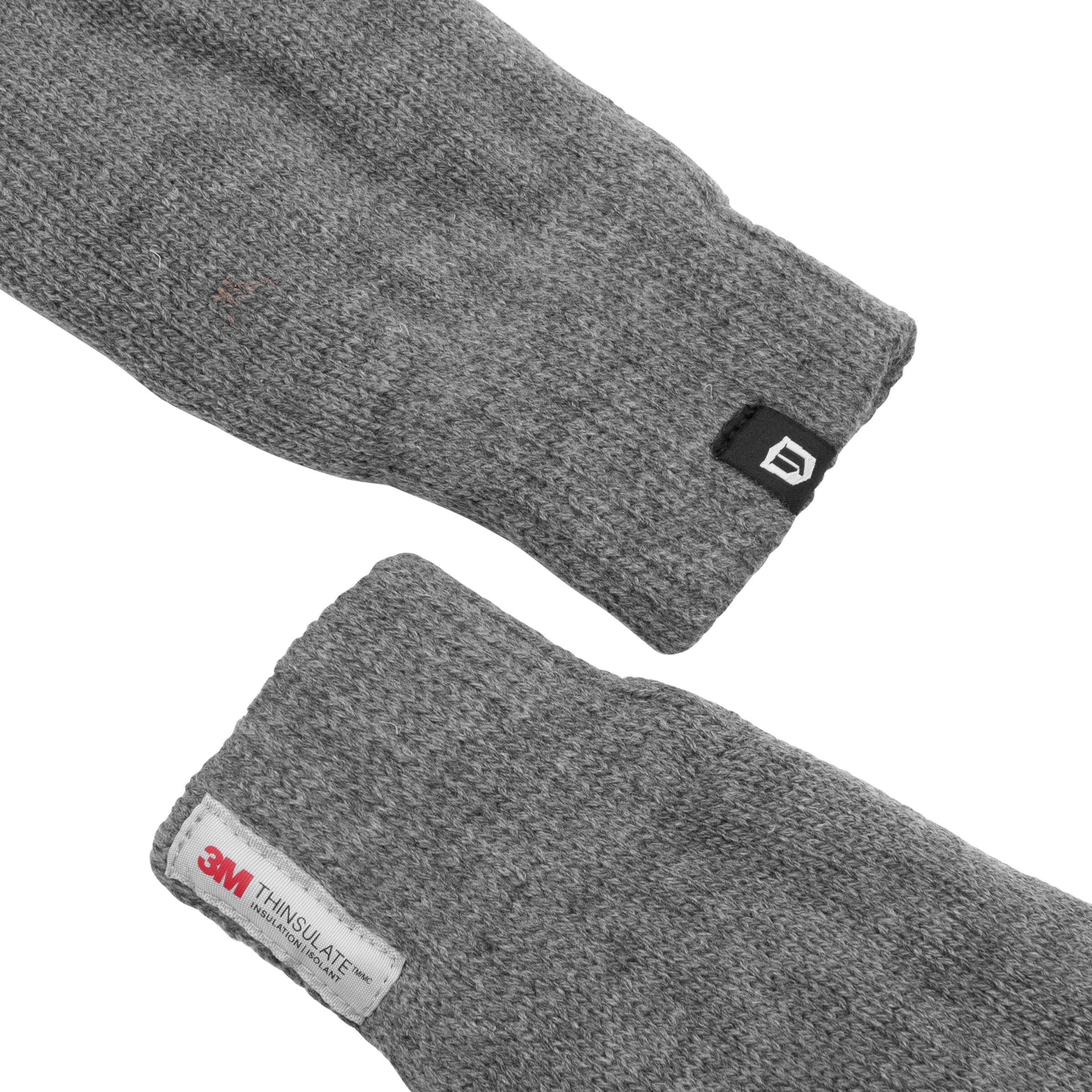 INDICODE JEANS Full Finger Gloves 'Jason' in Grey