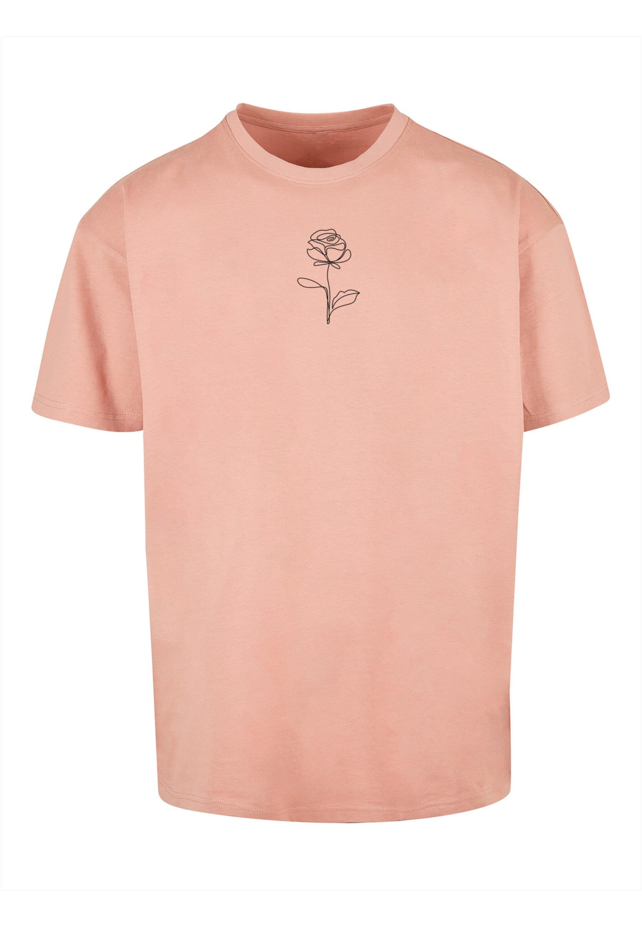 T-Shirt 'Rose' Merchcode en rose : devant