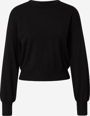 Pull-over 'Lely' ONLY en noir : devant