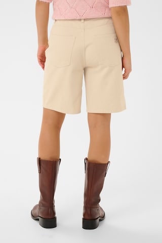 SAINT TROPEZ Regular Trousers 'Polla' in White